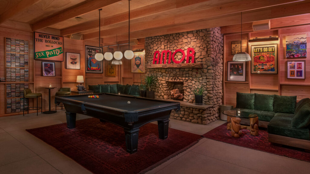 The Bungalow Kitchen Pool Table Room